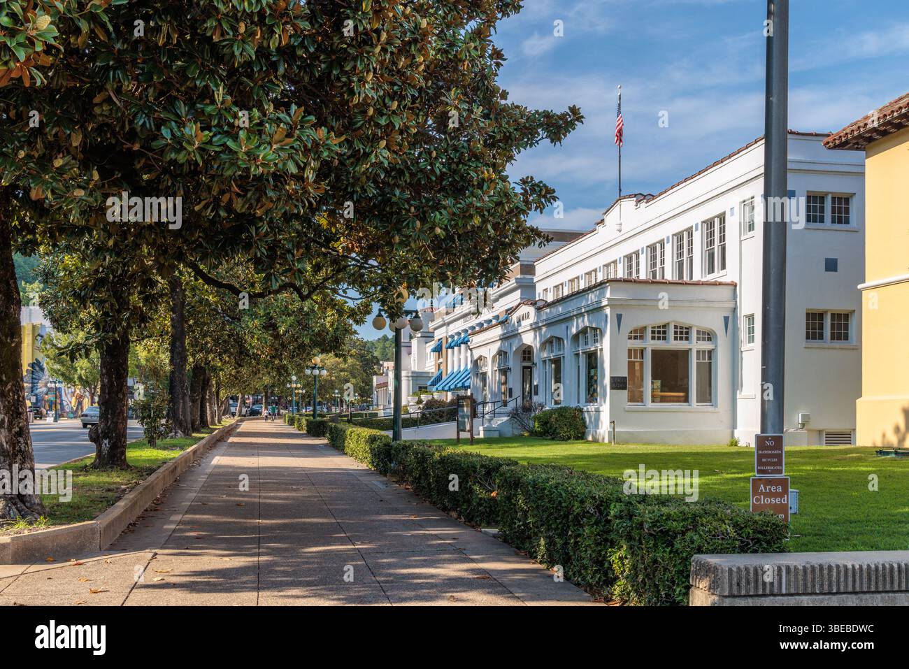 Lamar Baths Badehaus in Bathhouse Row an der Central Avenue in Hot Springs, Arkansas, USA Stockfoto
