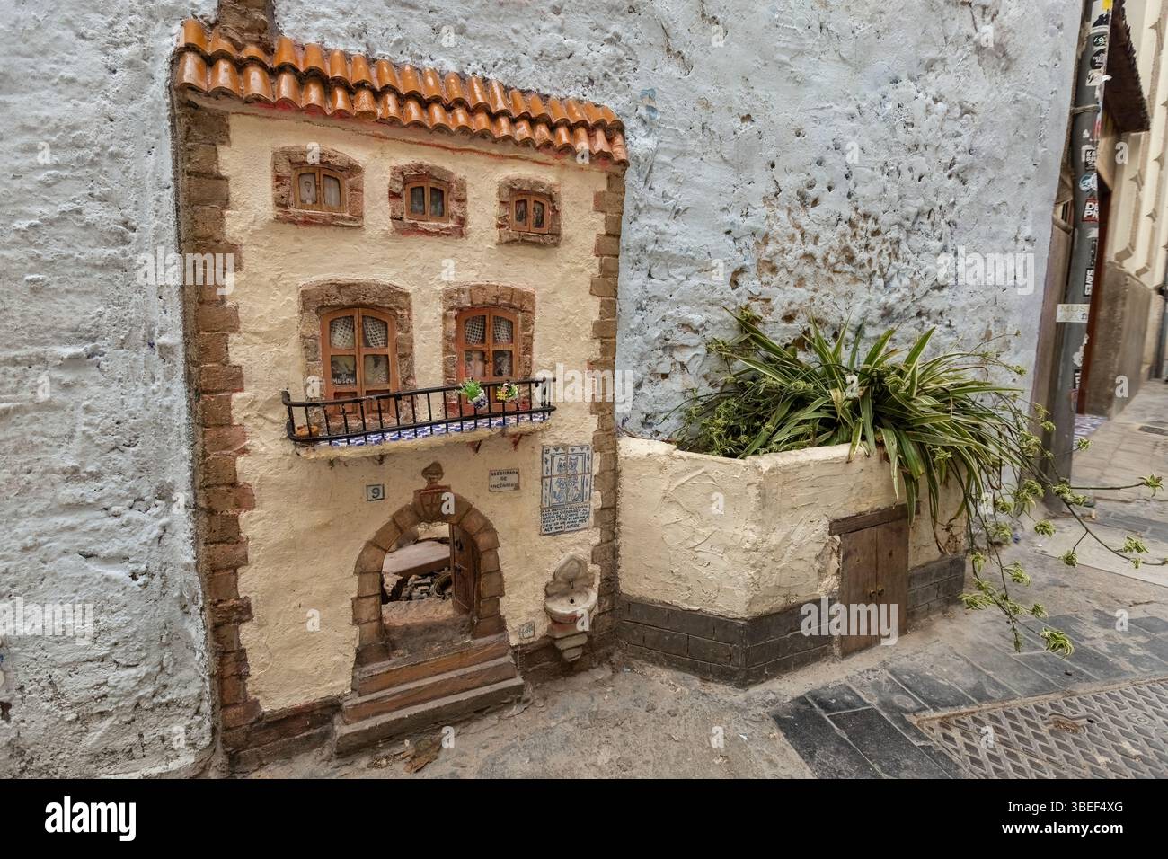 Das Haus der Katzen touristische Attraktion in Valencia Spanien Stockfoto