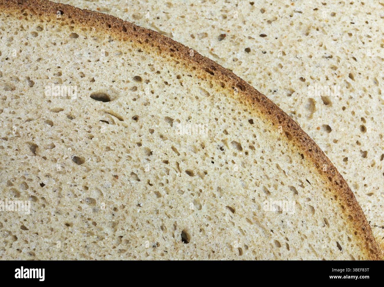 Scheiben Graubrot Stockfoto
