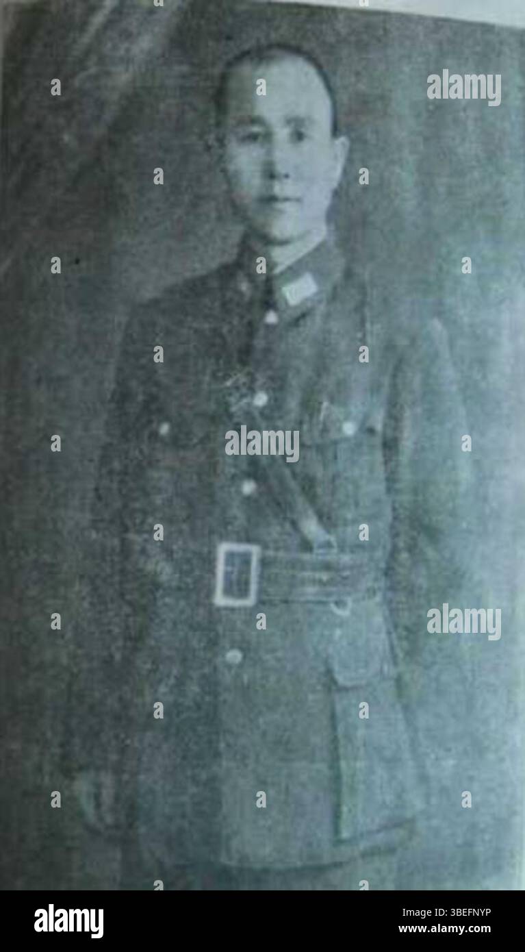 General Zhao Baoyuan, ein prominenter militärischer Führer, bekannt für seine strategische Stärke, war Anfang des 20. Jahrhunderts aktiv. Sein Einfluss war bedeutend in der chinesischen Militärgeschichte. Stockfoto