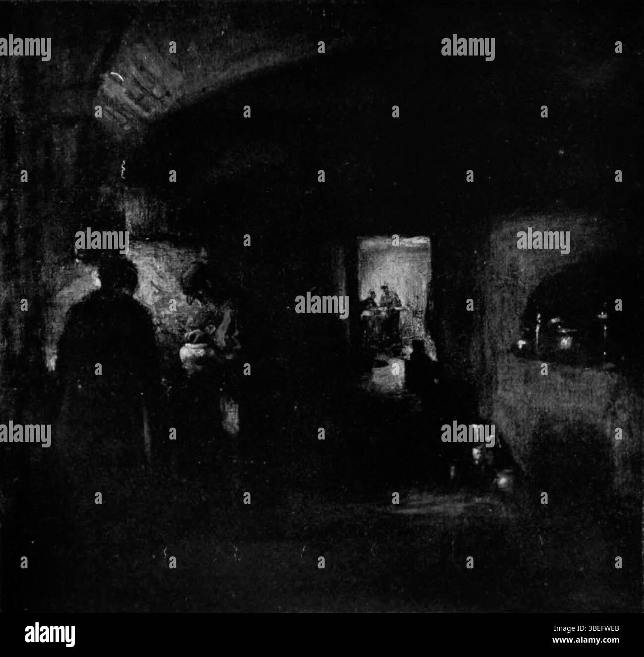 Die Schmiede ist ein Ölgemälde von Francis Petrus Paulus, das 1912 entstanden ist. Es wurde in Studio International, v. 55, 1912, S. 143, veröffentlicht. Das Werk spiegelt Paulus' Fähigkeit wider, industrielle Szenen in realistischem Stil darzustellen. Stockfoto