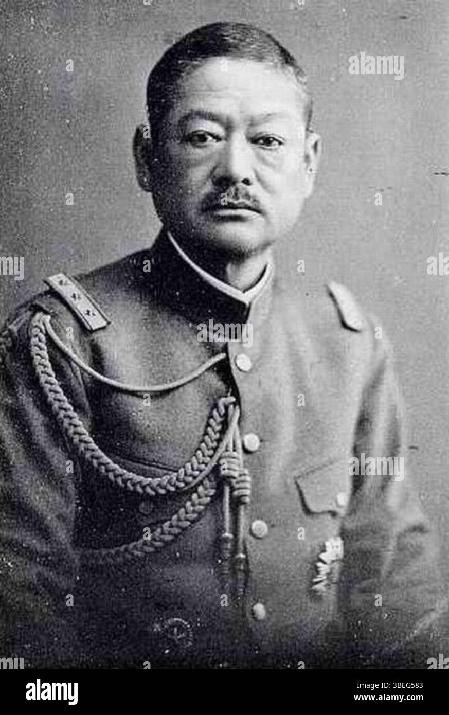 Kanaya Hanzo (1873–1933), ein japanischer General, war von 1930 bis 1931 Chef des Generalstabs der Kaiserlich Japanischen Armee. Er war eine prominente Militärfigur in der Kaiserlichen Japanischen Armee. Stockfoto
