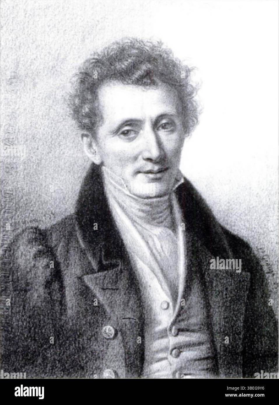 Nathan Bloc war ein Schweizer Dirigent und Musikpädagoge, der vor 1857 aktiv war. Bekannt für seine Beiträge zur Musikpädagogik spielte Bloc eine Schlüsselrolle bei der Entwicklung von Musiktheorie und Dirigieren in der Schweiz. Stockfoto