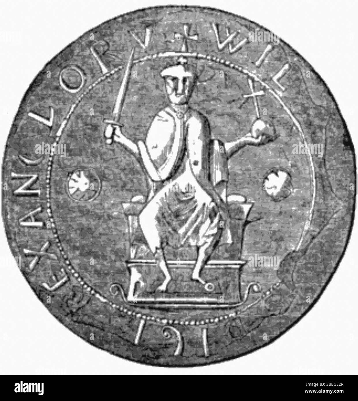 Die *Four Interlaced Horses* ist ein Tusche-auf-Papier-Werk aus der Safawiden-Zeit des Iran, das auf das frühe 17. Jahrhundert datiert. Das 10,4 x 13,8 cm große Stück befindet sich im Boston Museum of Fine Arts. Es zeigt die komplizierte und symbolische Verwendung von Pferden in der persischen Kunst während dieser Zeit. Stockfoto