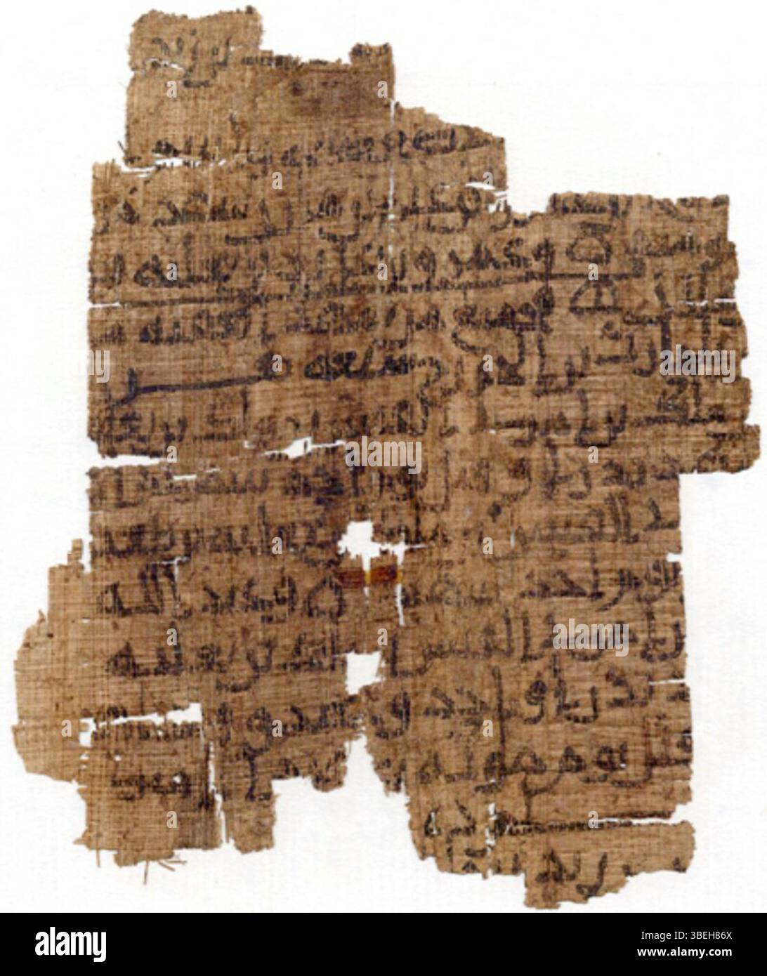 PERF No. 666 ist ein Manuskript aus dem Jahr 834 n. Chr., geschrieben von einem unbekannten Schriftsteller. Es ist Teil einer Sammlung von Texten, die zu unserem Verständnis frühmittelalterlicher Schreibpraktiken und historischer Aufzeichnungen beitragen. Stockfoto