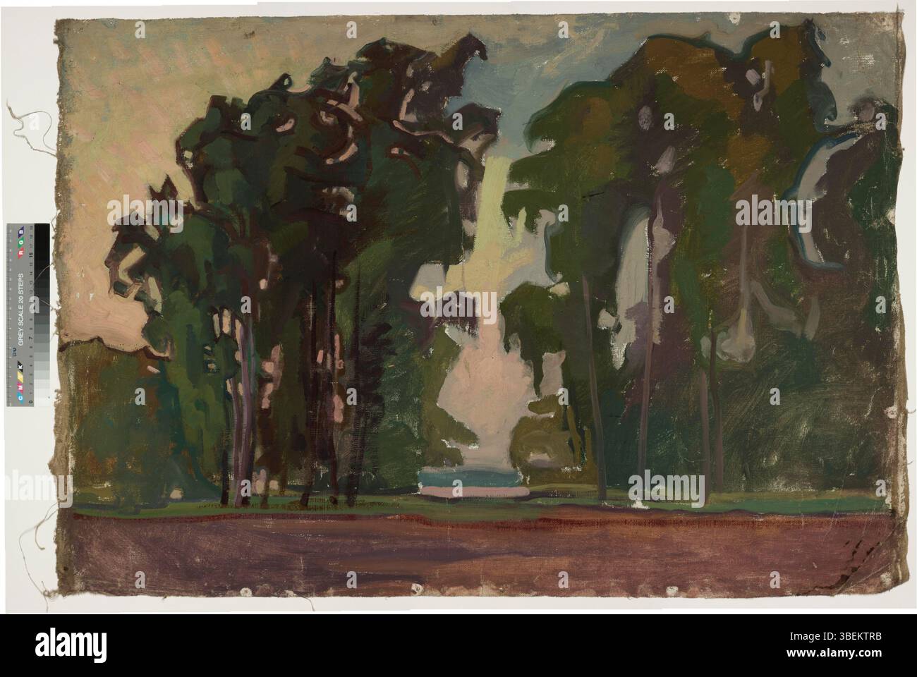 Nikolai Triik. Mets. 1913-1920. Õli, lõuend. 60 x 85 Stockfoto