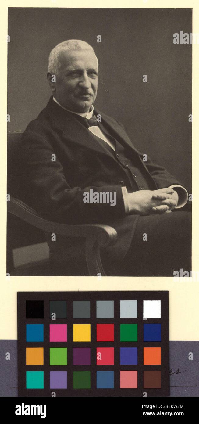 Reproduktion einer Schwarz-weiß-Fotografie von Otto Zellweger, datiert um 1916. Stockfoto