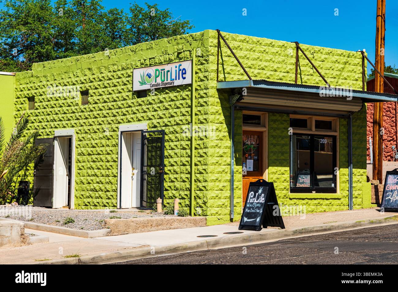 Pur Life; Cannibis Dispensory; Wahrheit oder Konsequenzen; New Mexico; USA Stockfoto