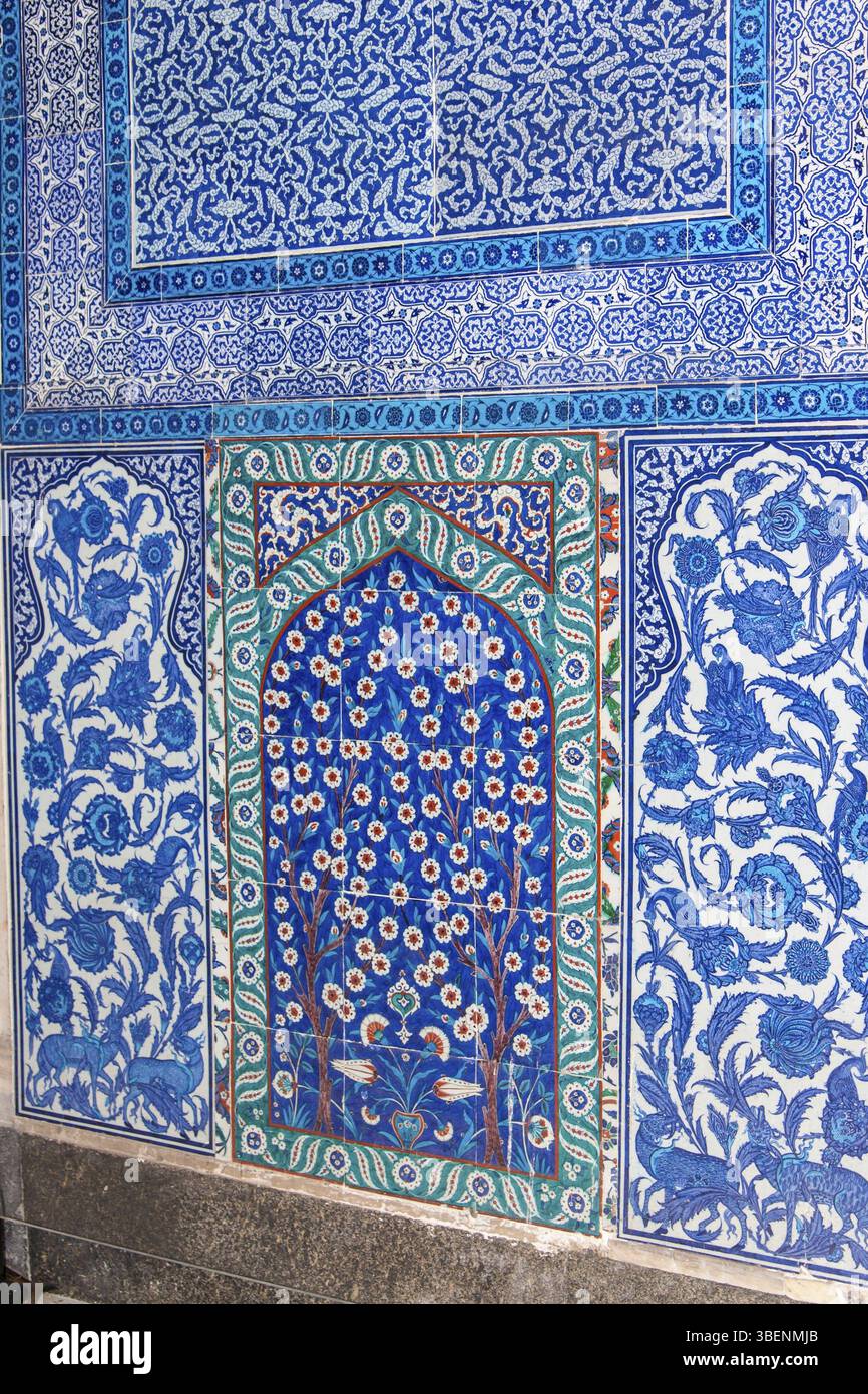 Truthahn Wandschmuck des Verkleidungsraums istanbul Stockfoto