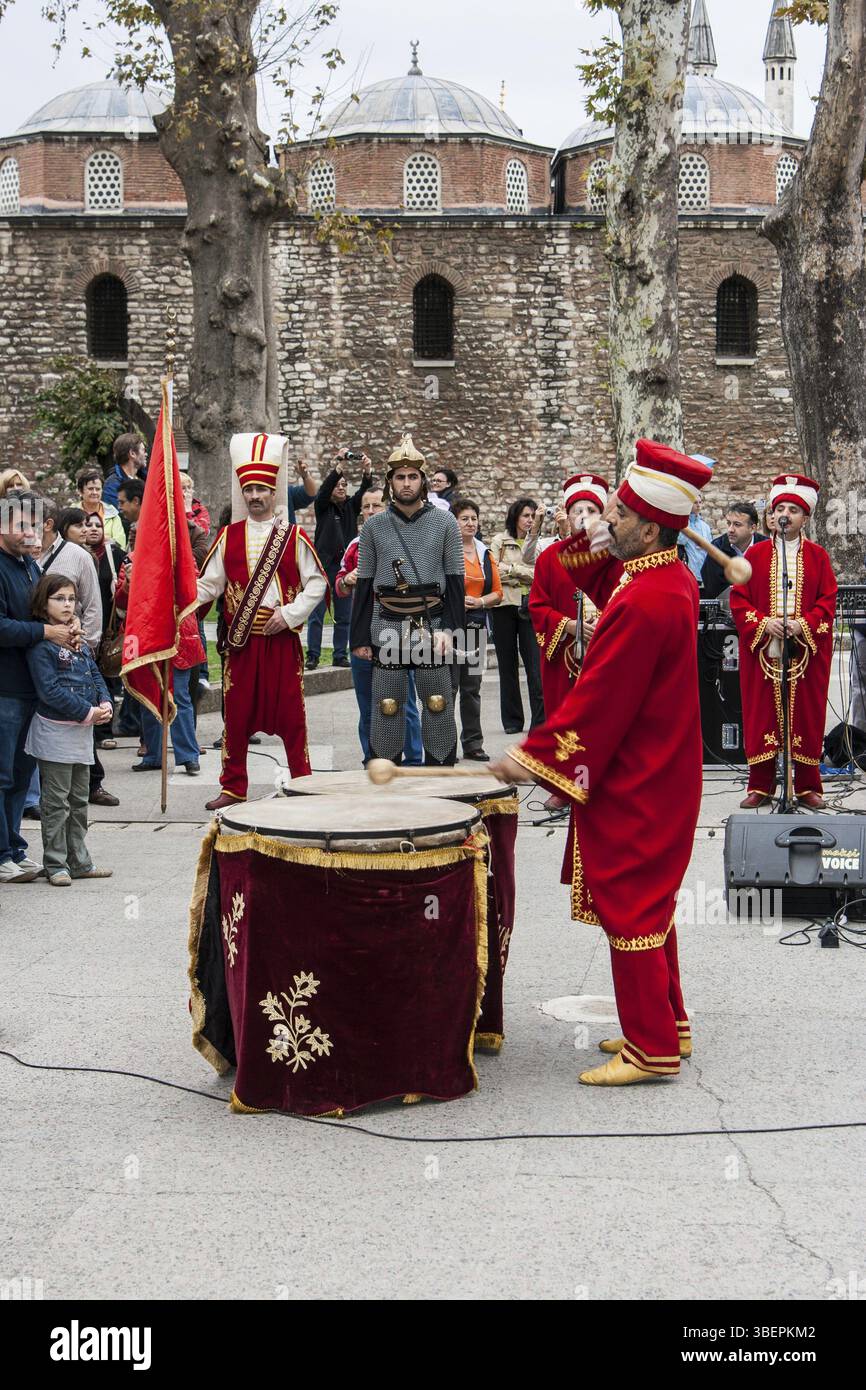 Die Türkei DAS GROSSE TROMMELS istanbul Stockfoto