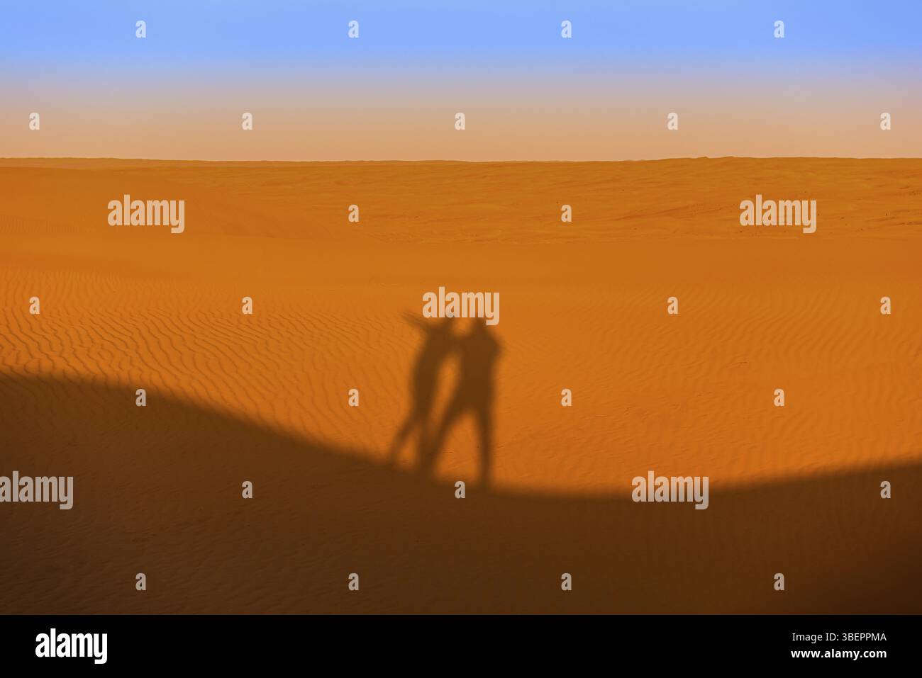 Wüstengolf von Oman Stockfoto