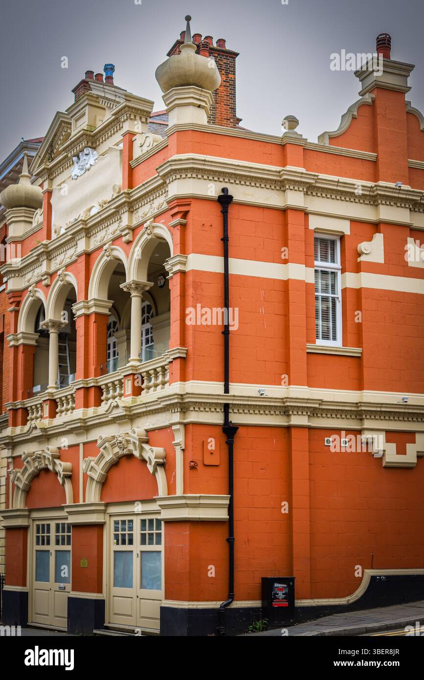 Chatham Theatre Royal in der Hauptstraße, Lage für historische Künstler wie Charlie Chaplin und Laurel & Hardy Stockfoto
