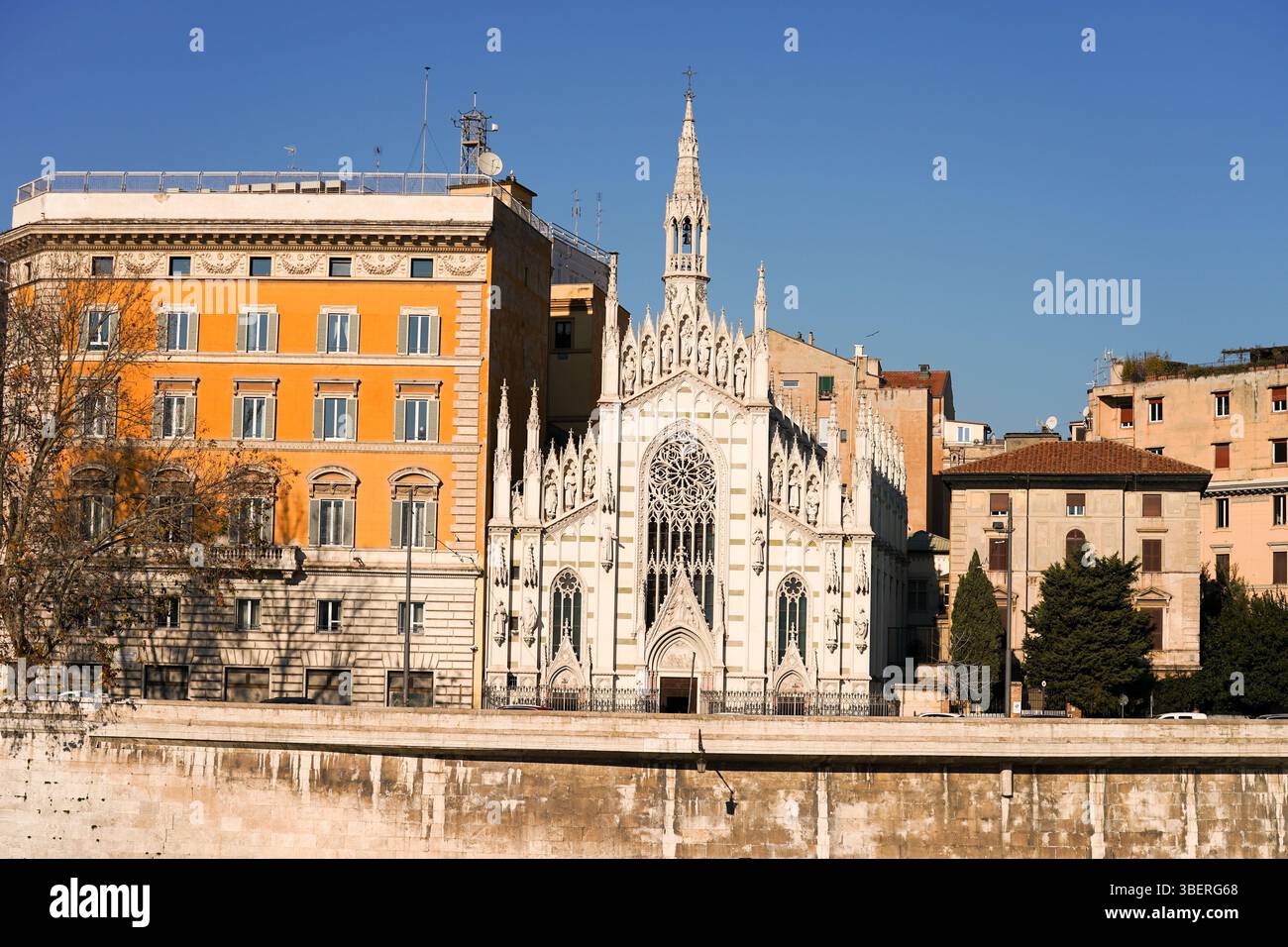 Chiesa Sacro Cuore di Gesù in der gotischen Kirche Prati in Rom, Italien Stockfoto