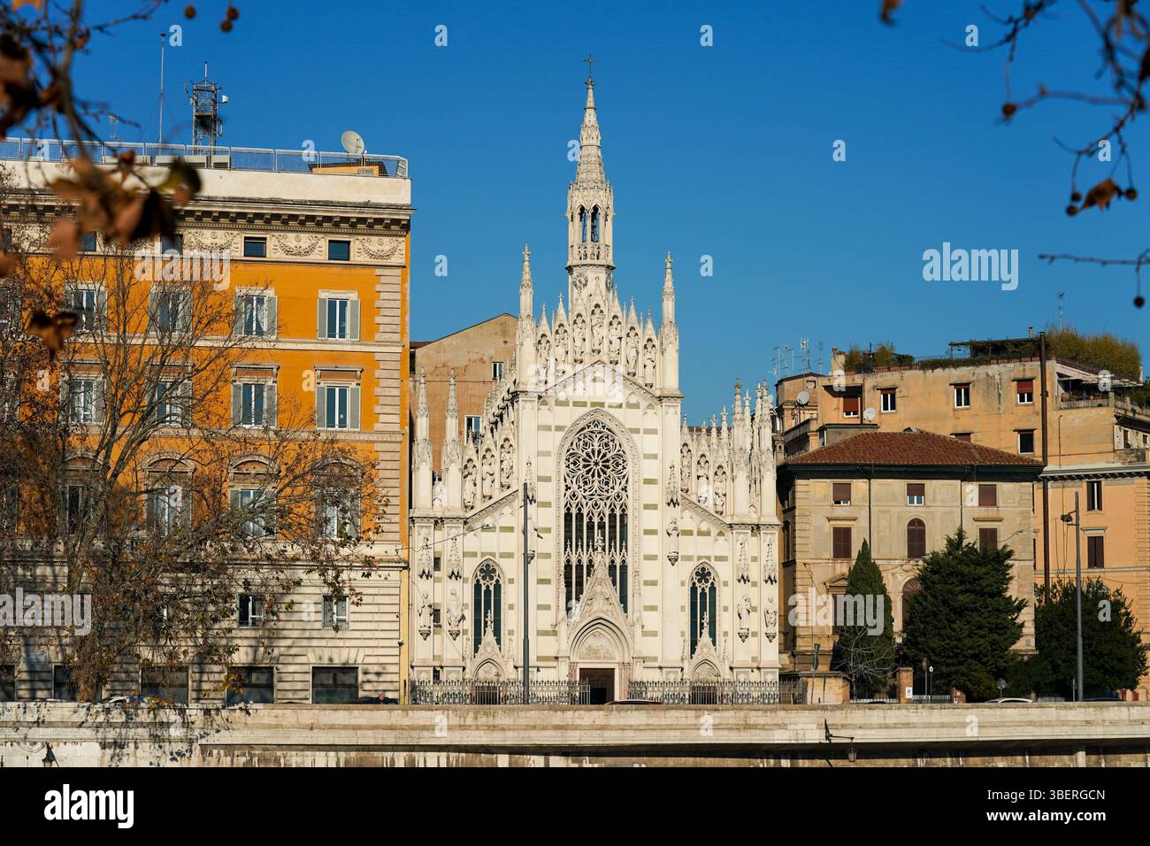 Chiesa Sacro Cuore di Gesù in der gotischen Kirche Prati in Rom, Italien Stockfoto