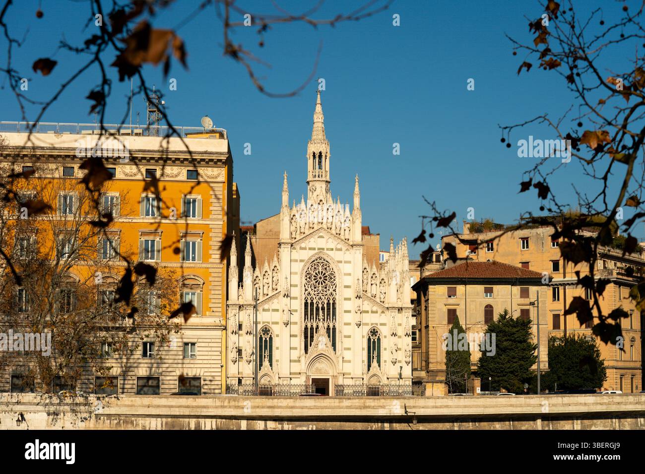 Chiesa Sacro Cuore di Gesù in der gotischen Kirche Prati in Rom, Italien Stockfoto