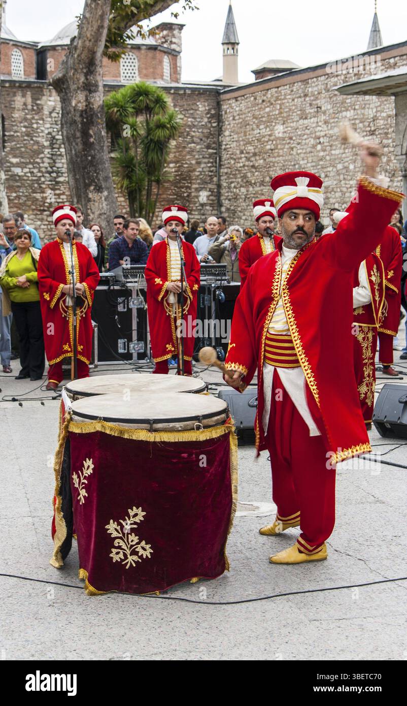 Die Türkei DAS GROSSE TROMMELS istanbul Stockfoto