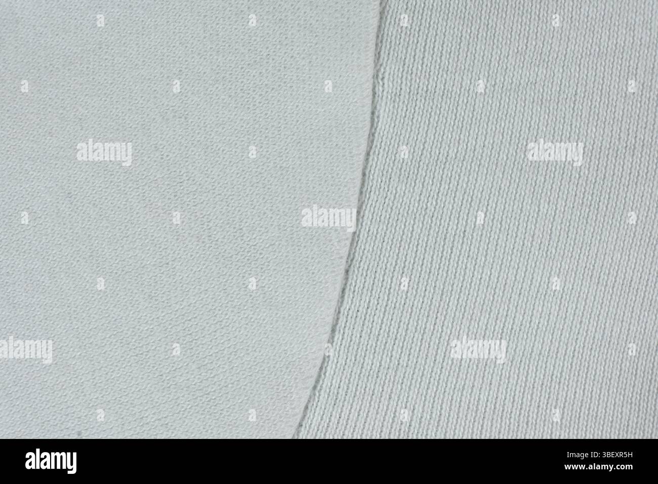 Makrostruktur eines Gewebes, das zu 100 % aus Baumwolle besteht Stockfoto