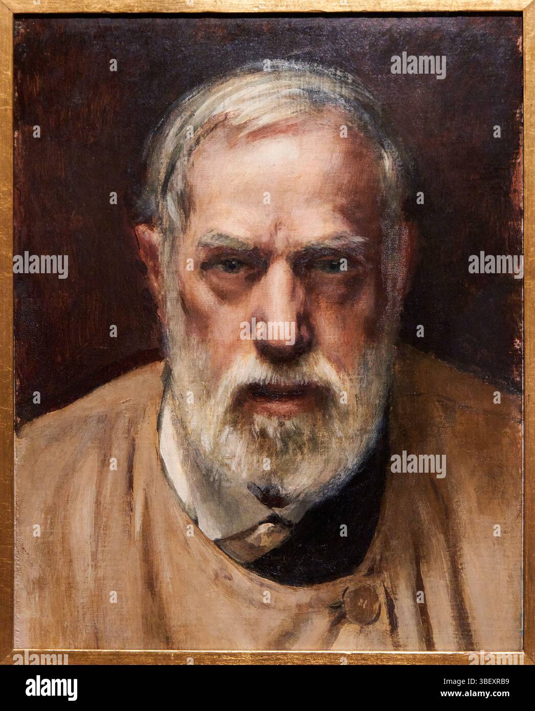 Selbstporträt, 1947, Mariano Fortuny y Madrazo (Granada, 1871-Venecia, 1949), Ausstellung Proust und die Künste, Thyssen-Bornemisza Nationalmuseum, Madr Stockfoto