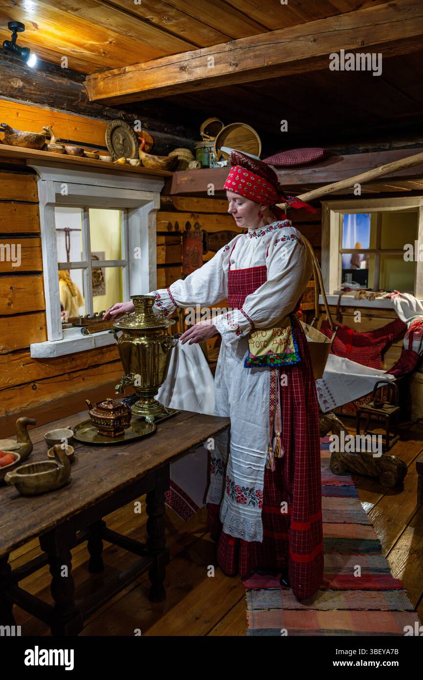 Ethnographisches Museum, Syktyvkar, Komi Republik, Russland Stockfoto