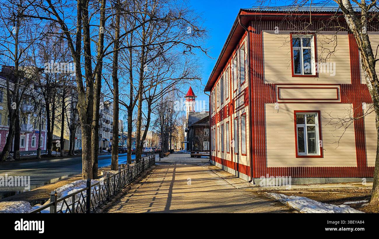 Historisches Zentrum, Syktyvkar, Komi Republik, Russland Stockfoto
