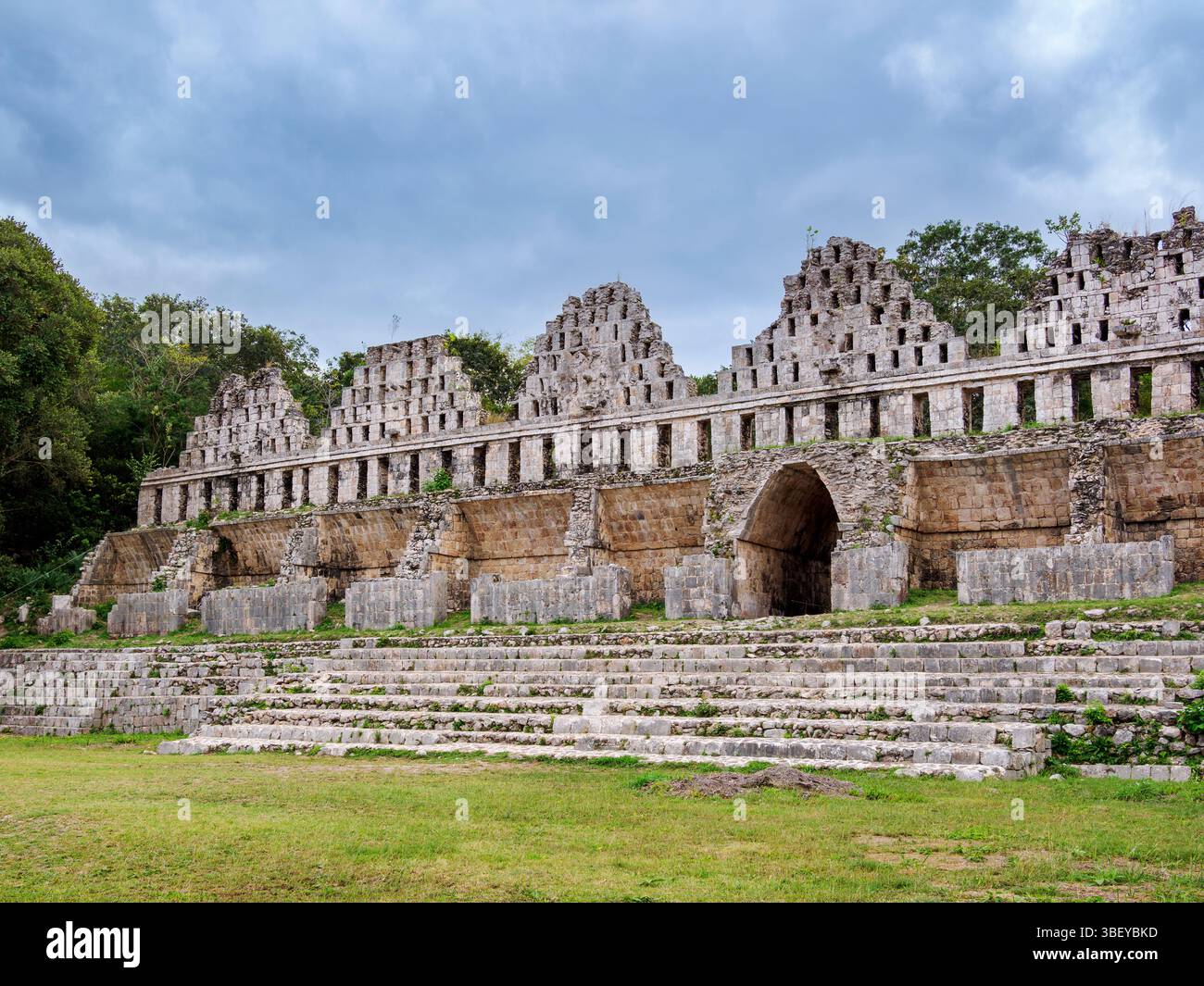 Komplex des Hauses der Tauben, Uxmal, Yucatan State, Mexiko Stockfoto