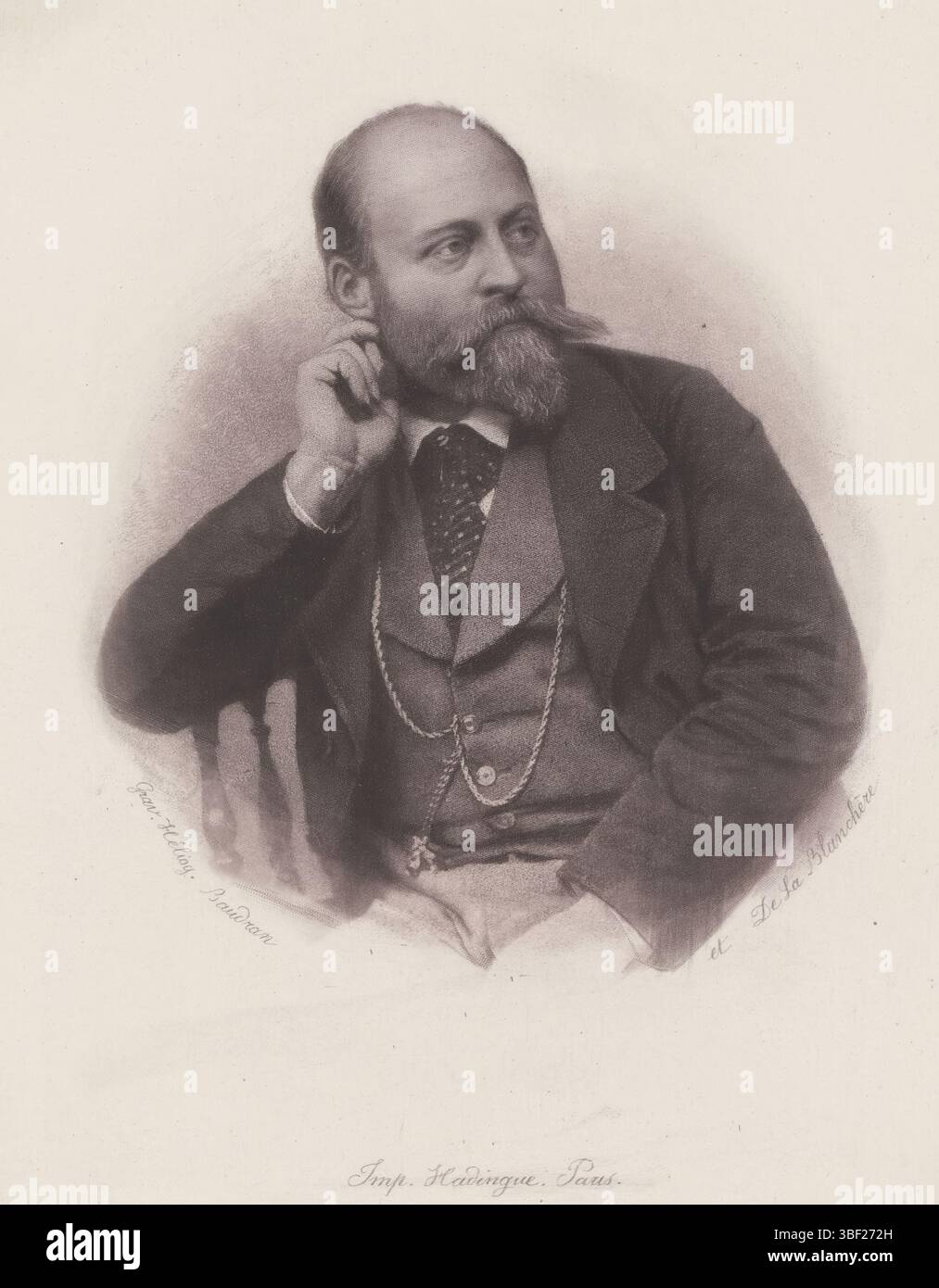 Hadingue, Baudran, Baudran & Hadingue, H.de la Blanchere, Foto, Fotos, Höhe mm, Breite mm, Fotograf, 1865 - 1865, drittes Viertel 19. Jahrhundert, Heliogravure, Fotograf Stockfoto