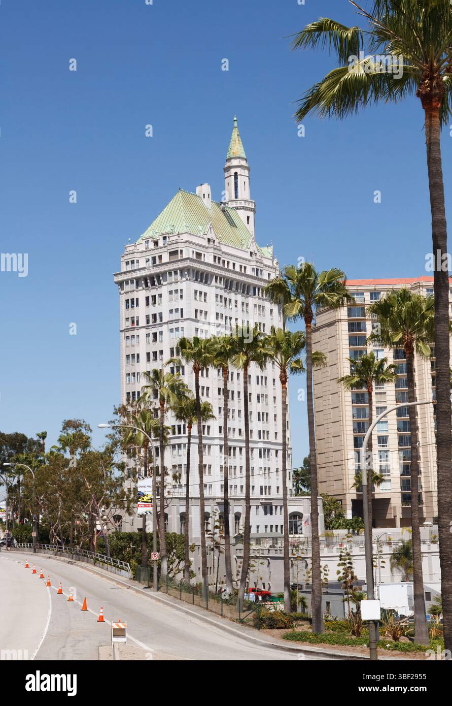 Villa Riviera, ein historisches Wahrzeichen in Long Beach, Kalifornien. Stockfoto