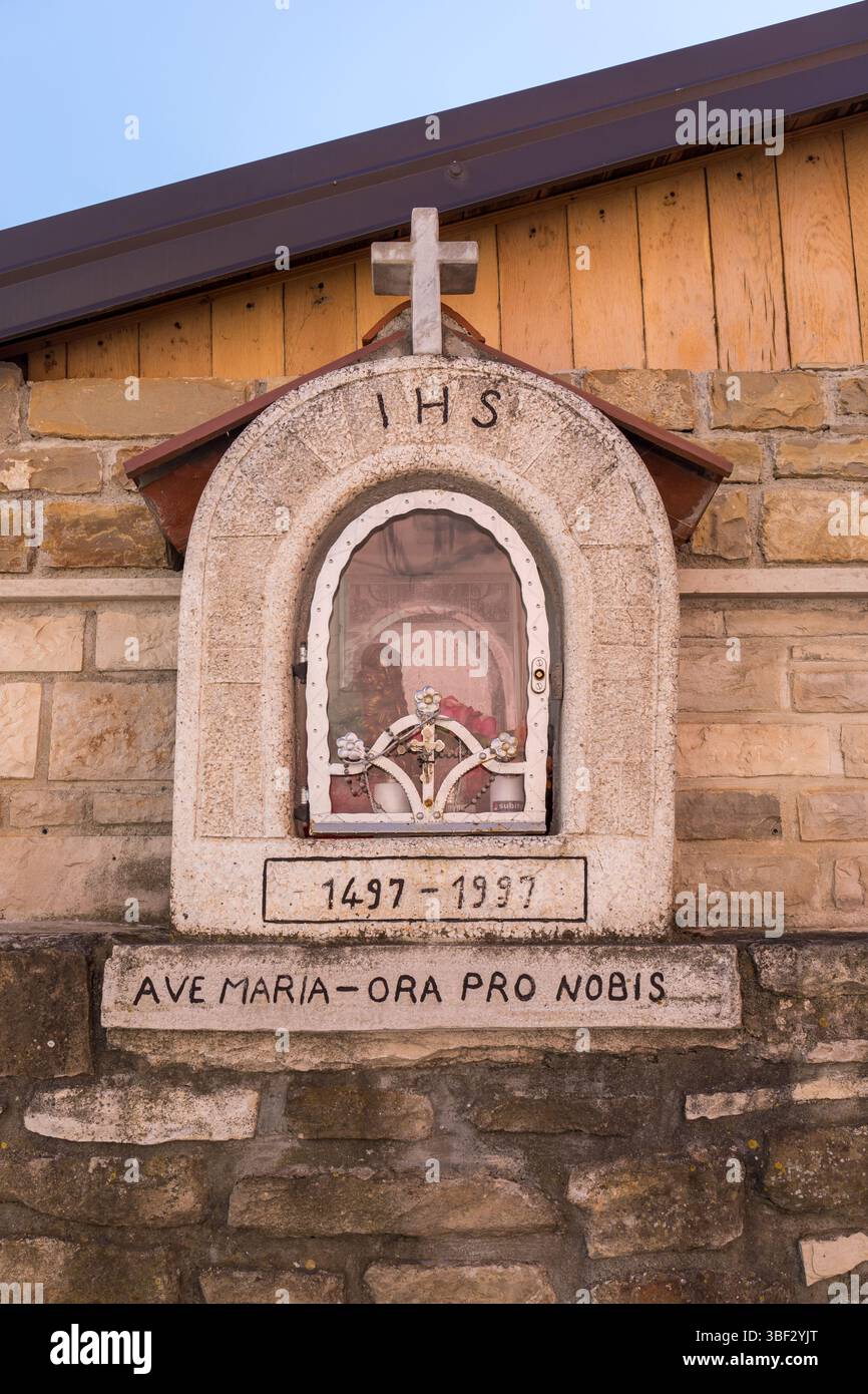 Religiöser Schrein der Jungfrau Maria, Buje, Istrien, Kroatien Stockfoto