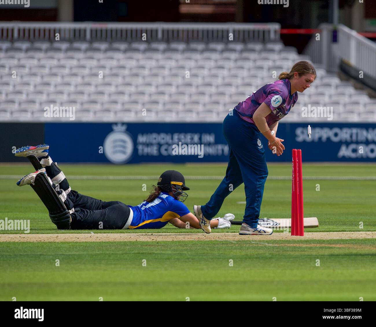 Vitality Blast T20 Middlesex gegen Sussex Sharks Lord's 29-05-25 Stockfoto