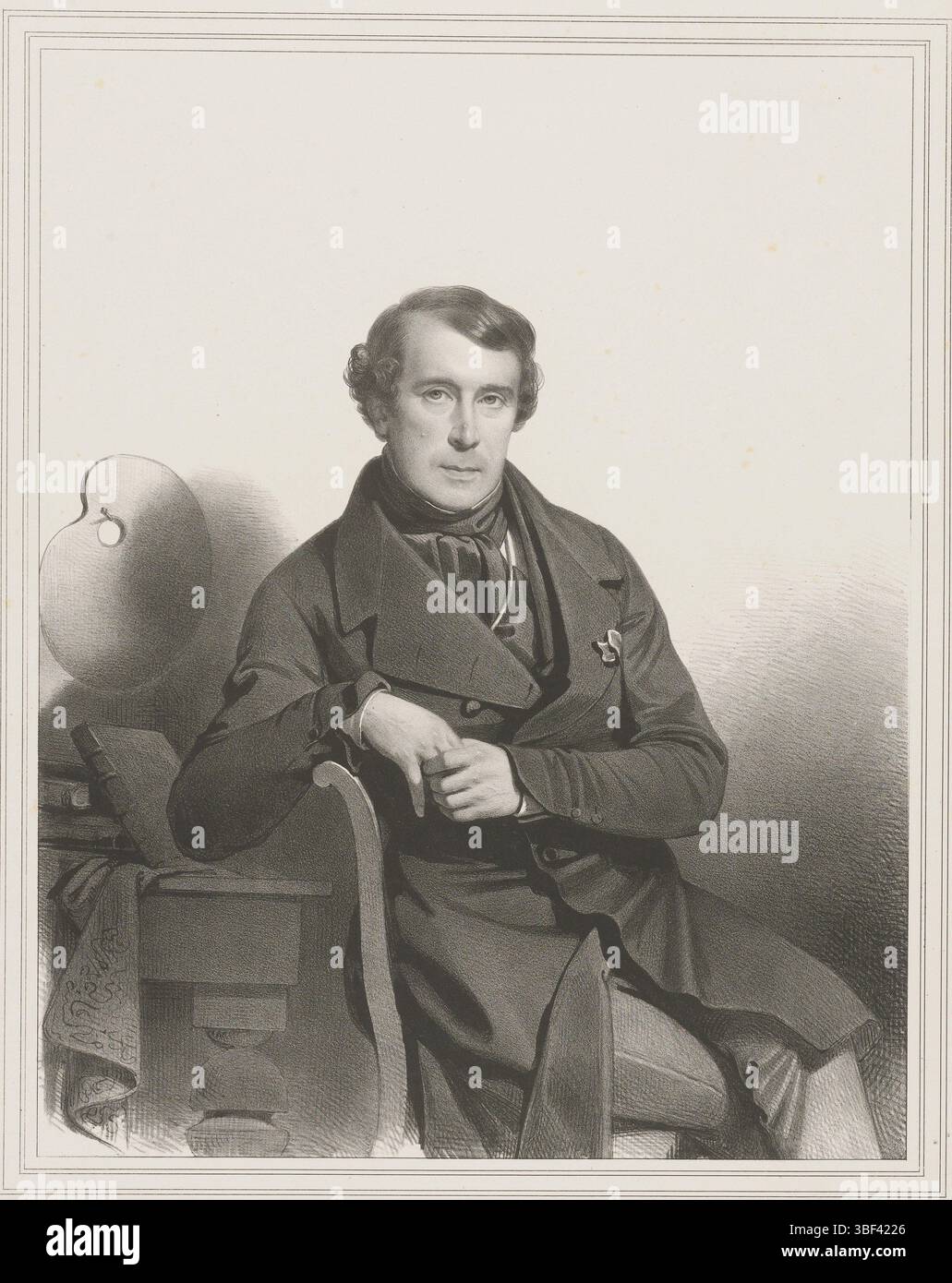 Degobert, Baugniet, Charles, A. Schelfhout, Print, Höhe mm, Breite mm, 1814 - 1886-07-05, Drucker, 1824 - 1886, Papier, Lithographie (Technik), Drucker Stockfoto