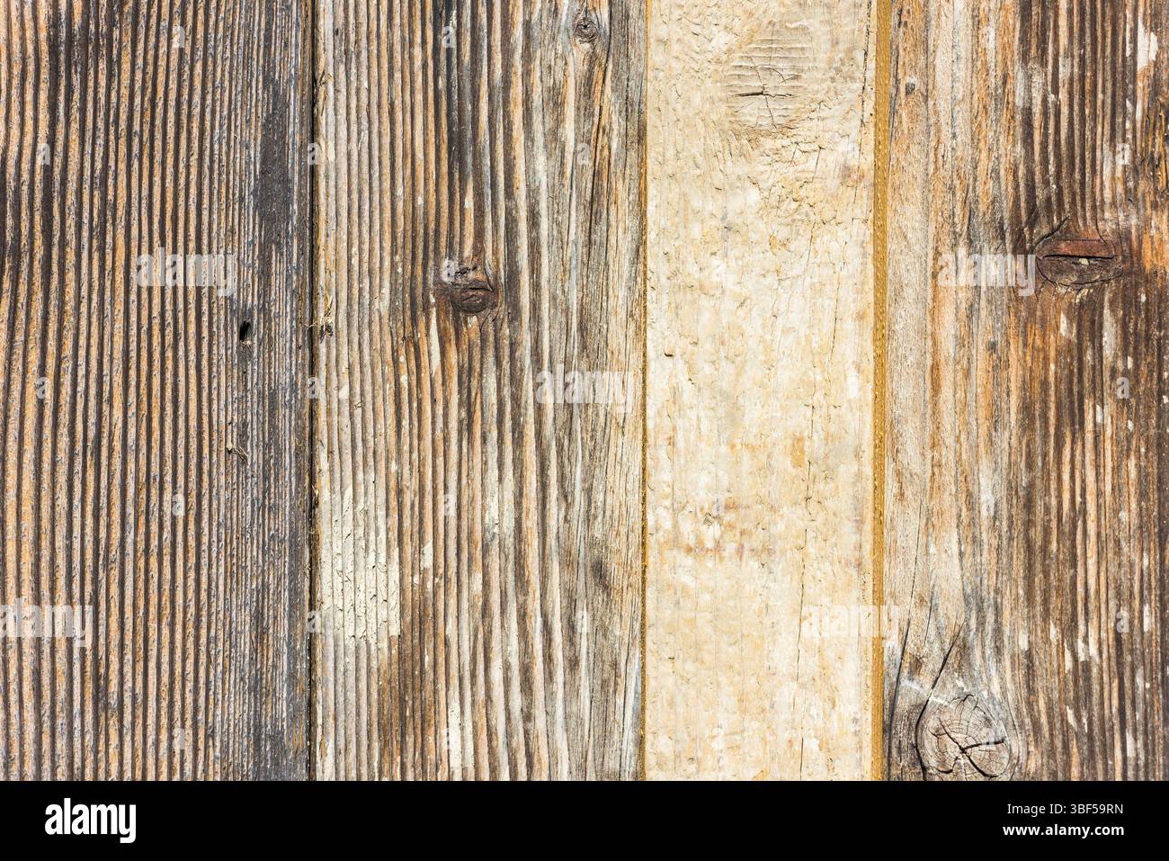 Alte hölzerne Planke Oberfläche Hintergrund. Horizontalen Schuss Stockfoto