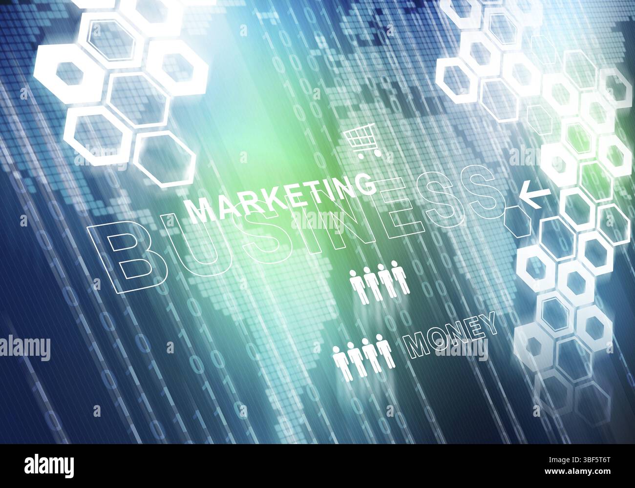 Digitalen Hintergrundbild präsentiert moderne Business-Konzepte Stockfoto