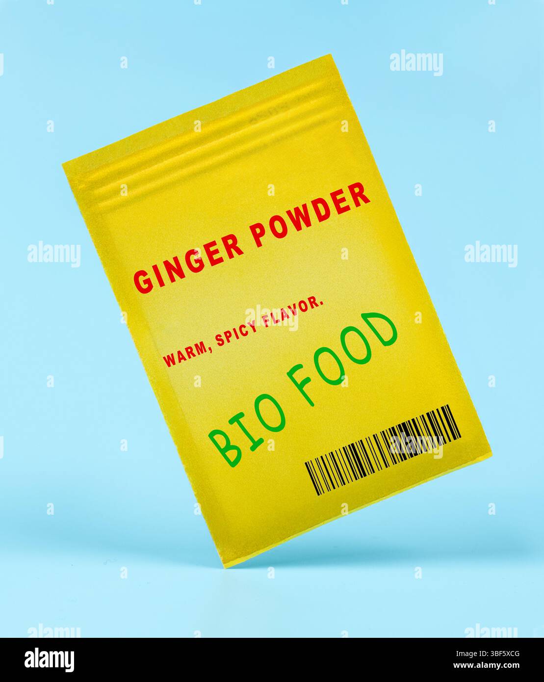 Ingwerpulver. Warmer, würziger Geschmack. Gemahlene Ingwerwurzel, oft in Keksen, Kuchen und Brot verwendet. Stockfoto