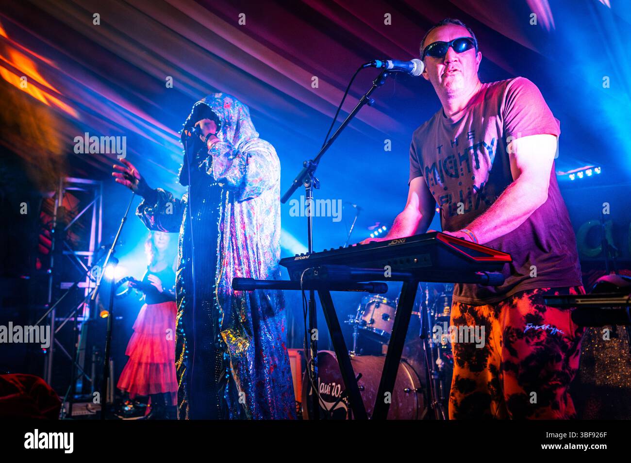 The Mighty Flux beim Bearded Theory Festival 2025 Stockfoto