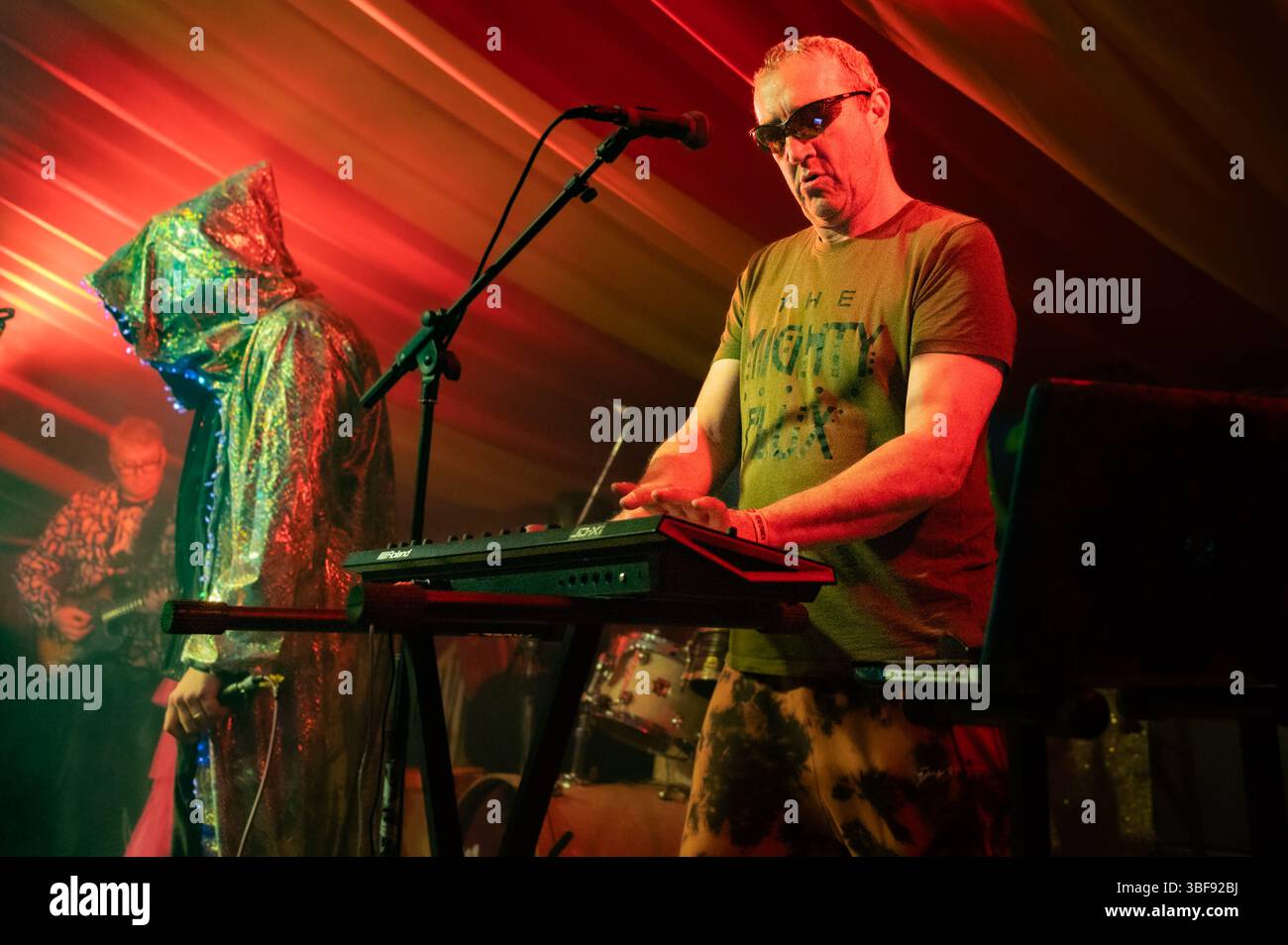 The Mighty Flux beim Bearded Theory Festival 2025 Stockfoto