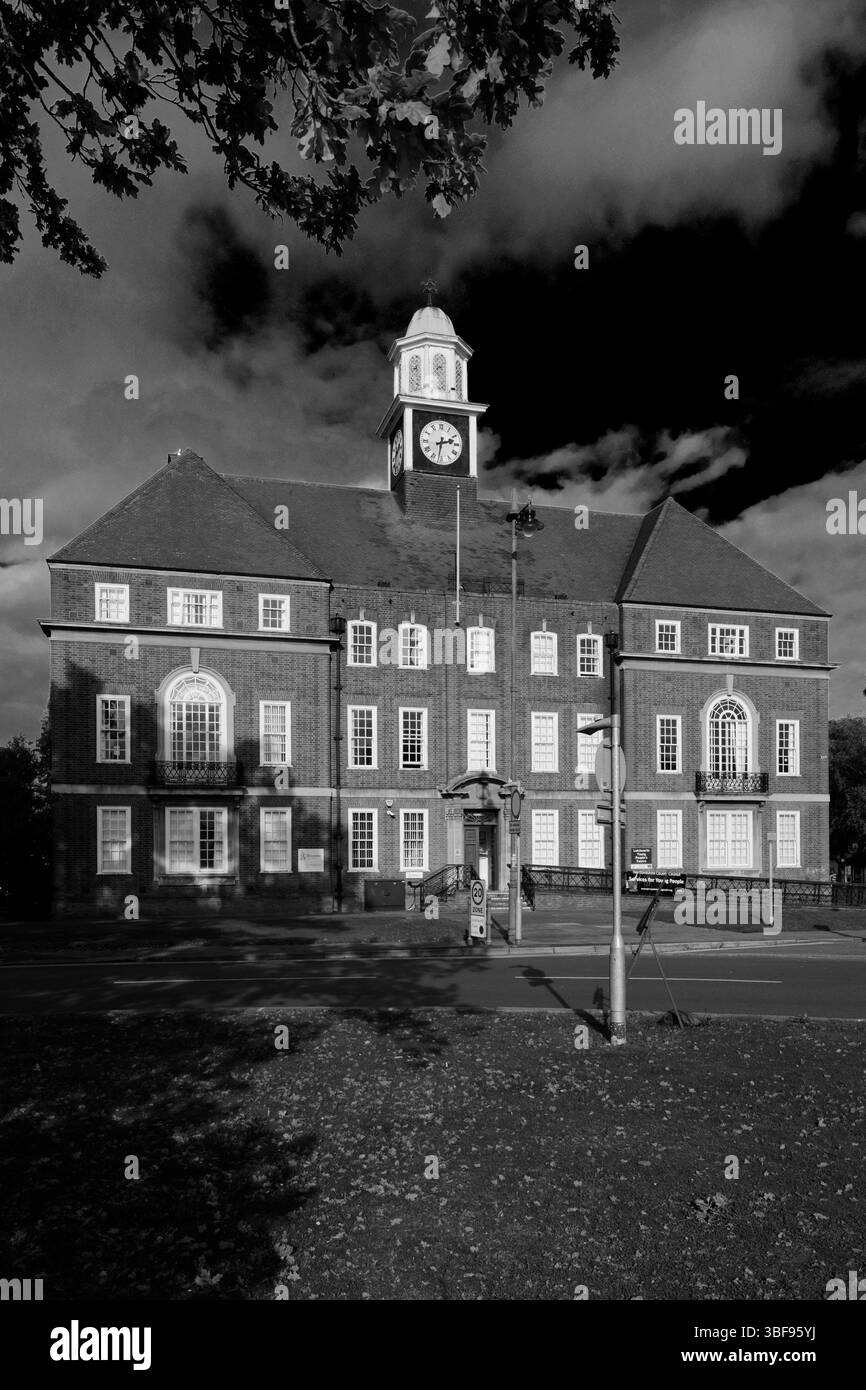 Letchworth Rathaus, Broadway Gärten, Letchworth Garden City, Hertfordshire, England, UK Stockfoto