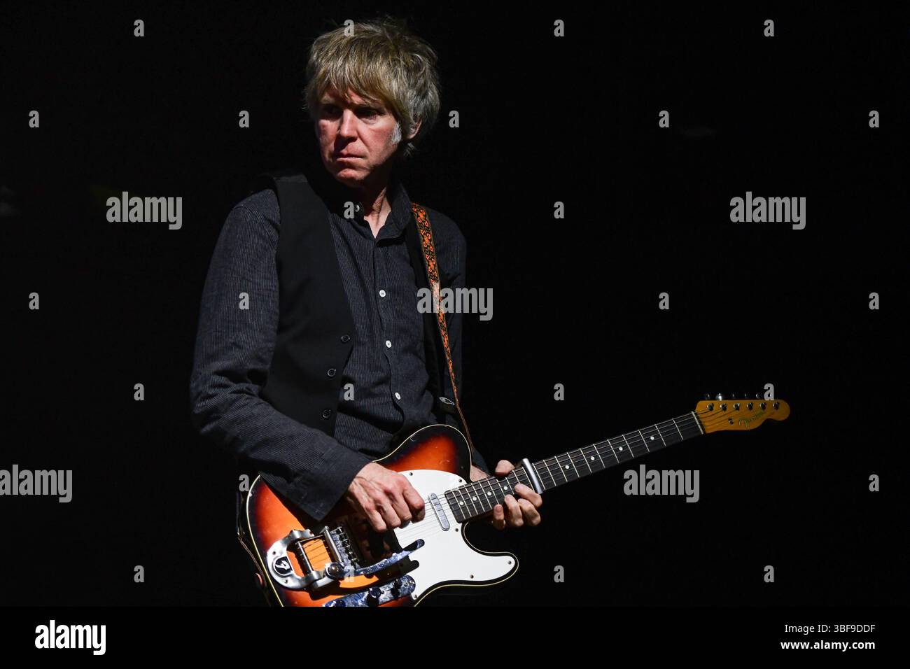 Buenos Aires (30. Mai 2025). Amerikanische Rockband Wilco (Pat Sansone, Gitarre). Live-Konzert im Complejo C Art Media. Quelle: Mariano Garcia/Alamy Live News Stockfoto