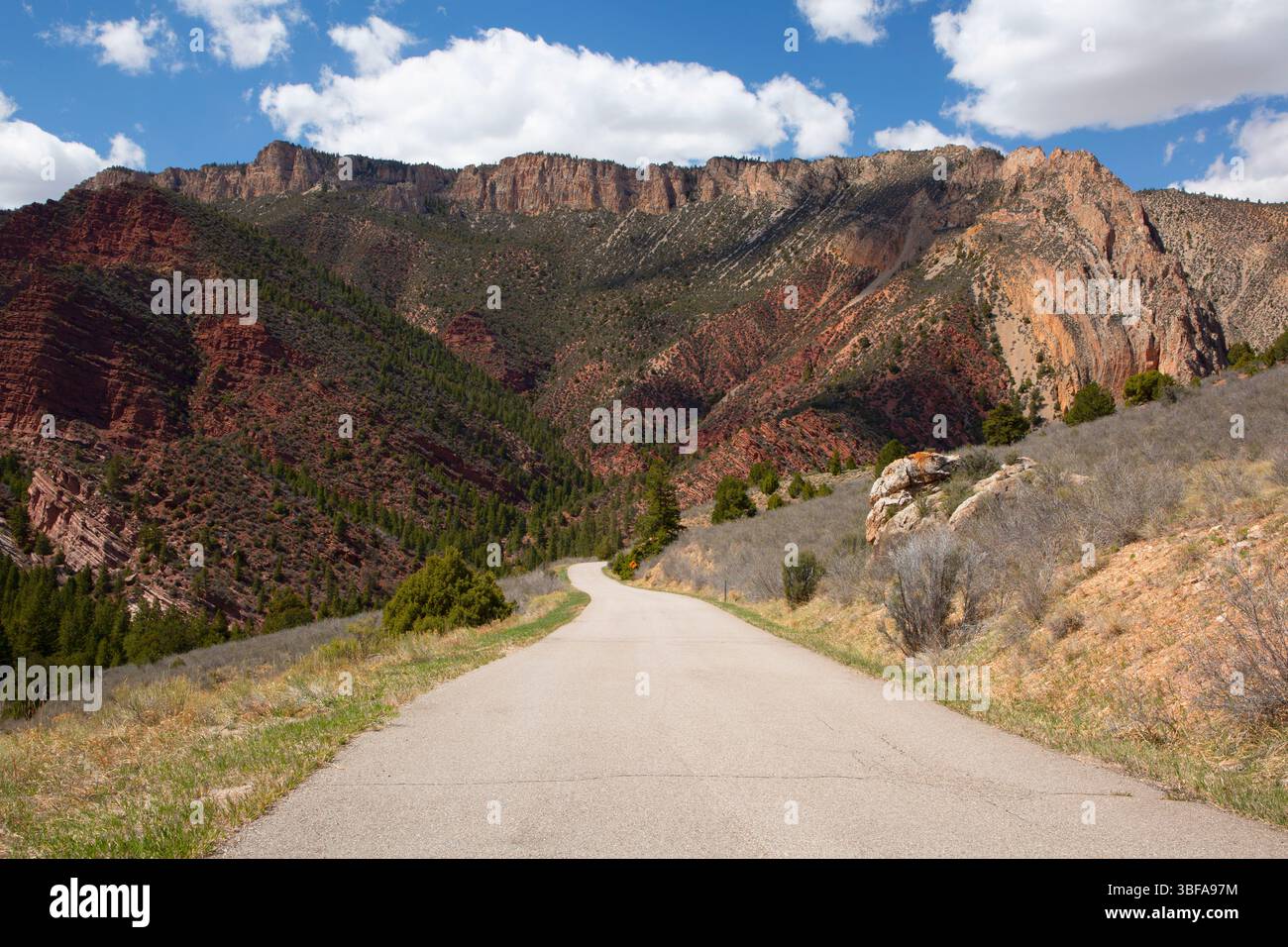 Sheep Creek Geological Loop, Sheep Creek Canyon Geological Area, Ashley National Forest, Utah Stockfoto