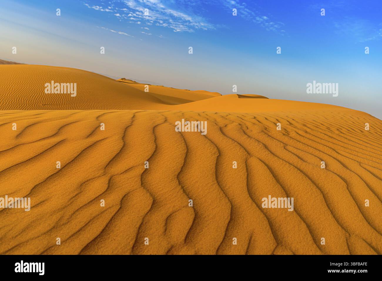 Golf von Oman Wüste Stockfoto