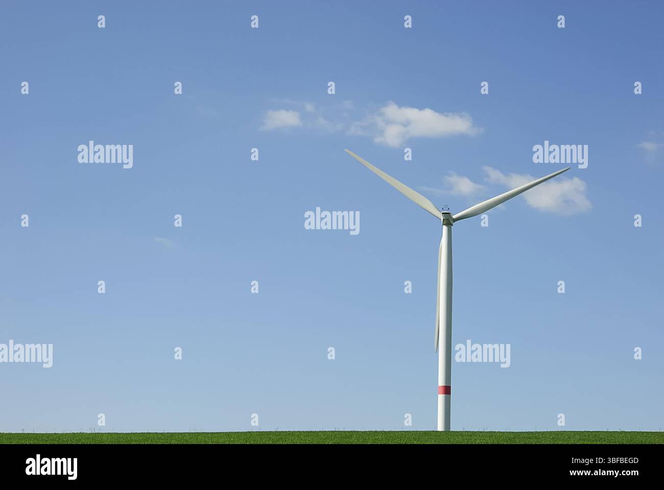 Windkraftanlagen Stockfoto