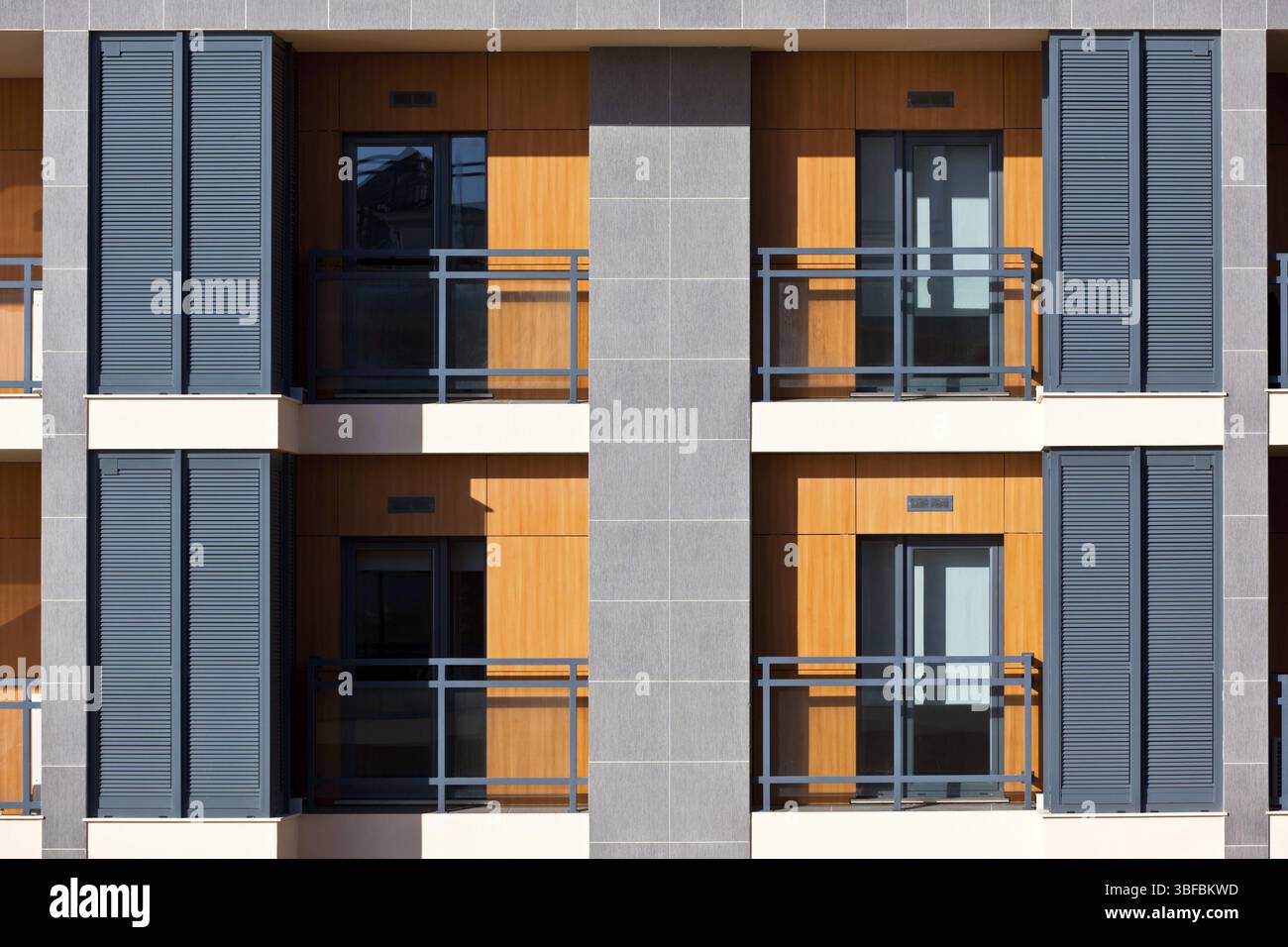 Neues Resort Appartementhaus Nahaufnahme. Horizontalen Schuss Stockfoto