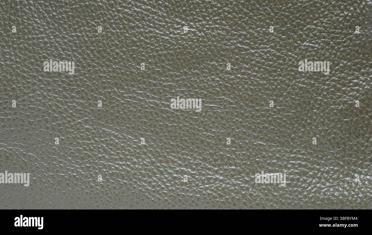 Natürliches grünes Leder, Hintergrundstruktur Stockfoto