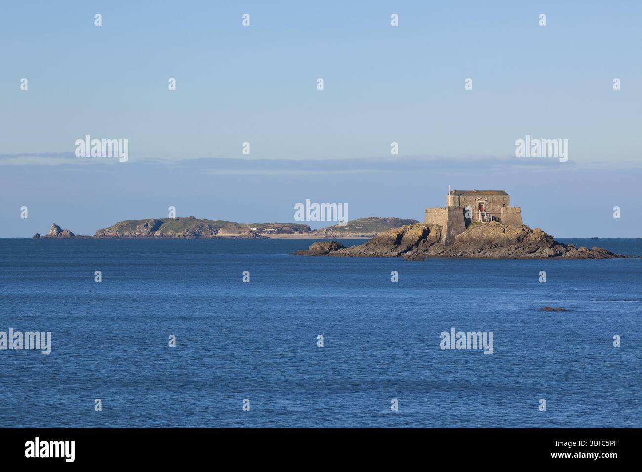 Saint Malo Fort Frankreich. Horizontale Aufnahme Stockfoto