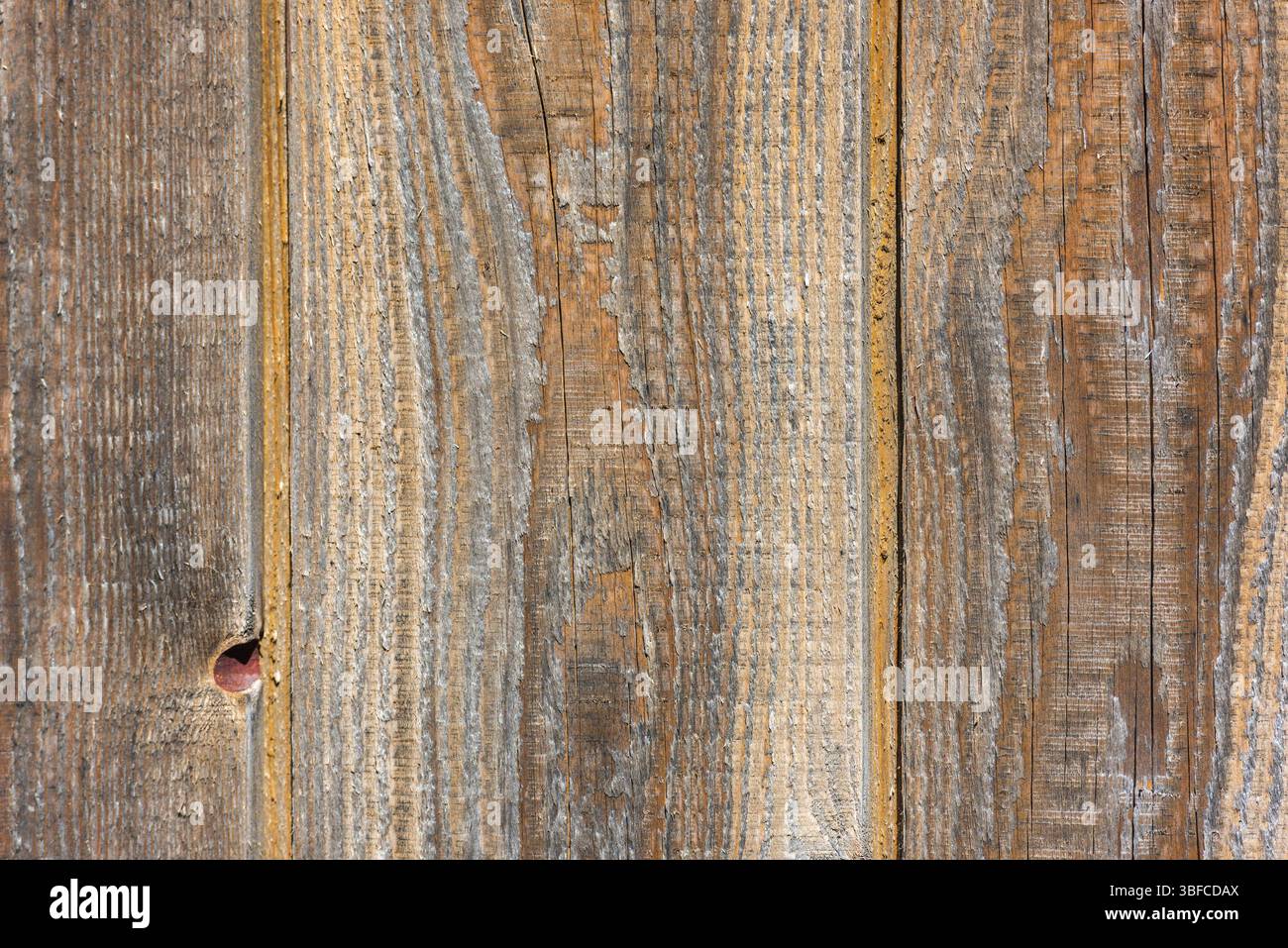 Alte hölzerne Planke Oberfläche Hintergrund. Horizontalen Schuss Stockfoto