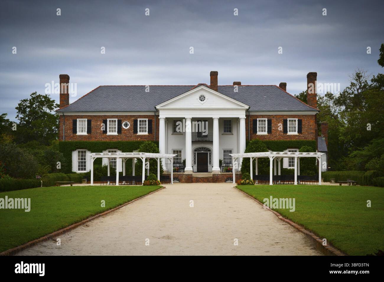 Boone Hall Plantatge Stockfoto