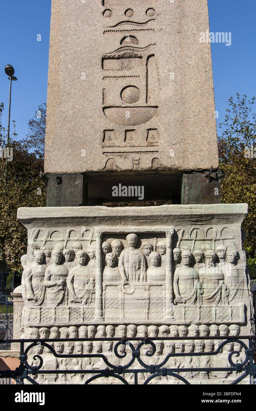 Türkei THEODOSIUS-OBELISK bzw. TUTMOSIS-OBELISK istanbul Stockfoto