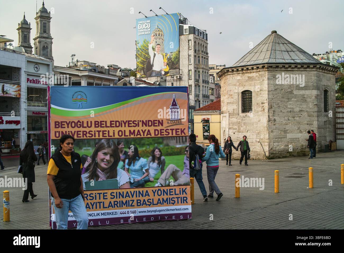 TAKSIM-PLATZ, ISTANBUL Stockfoto