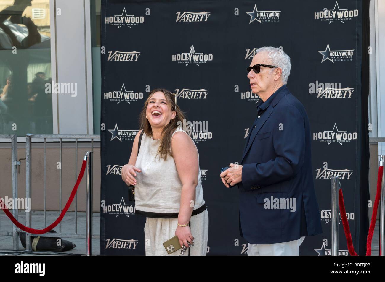 Christopher Gast bei Ricky Gervais' Hollywood Walk of Fame Zeremonie. Ricky Gervais wurde mit dem 2.813. Stern auf dem Hollywood Walk of Fame On geehrt Stockfoto