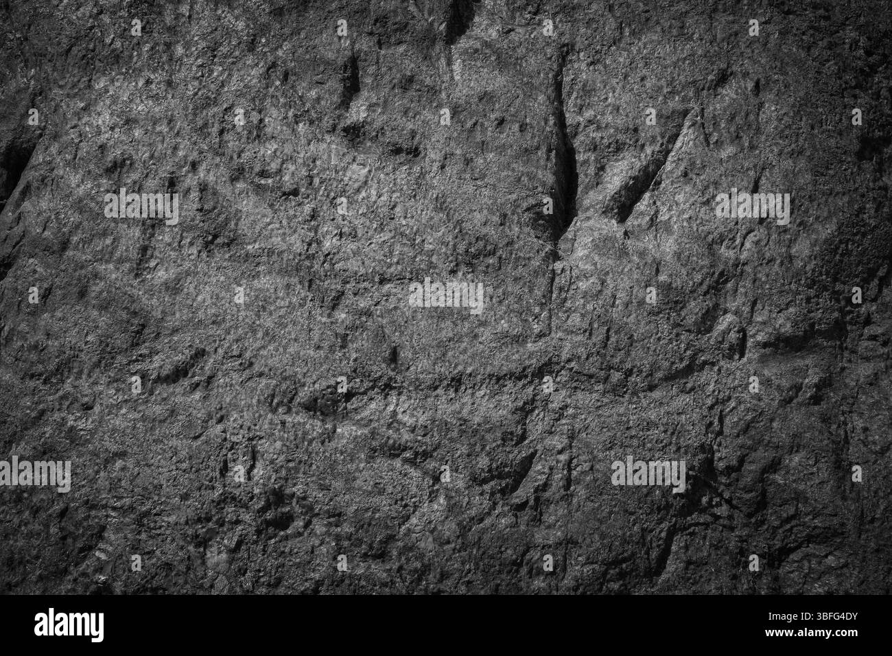 Schwarzes und graues Grunge-Banner. Abstrakter Steinhintergrund. Stockfoto
