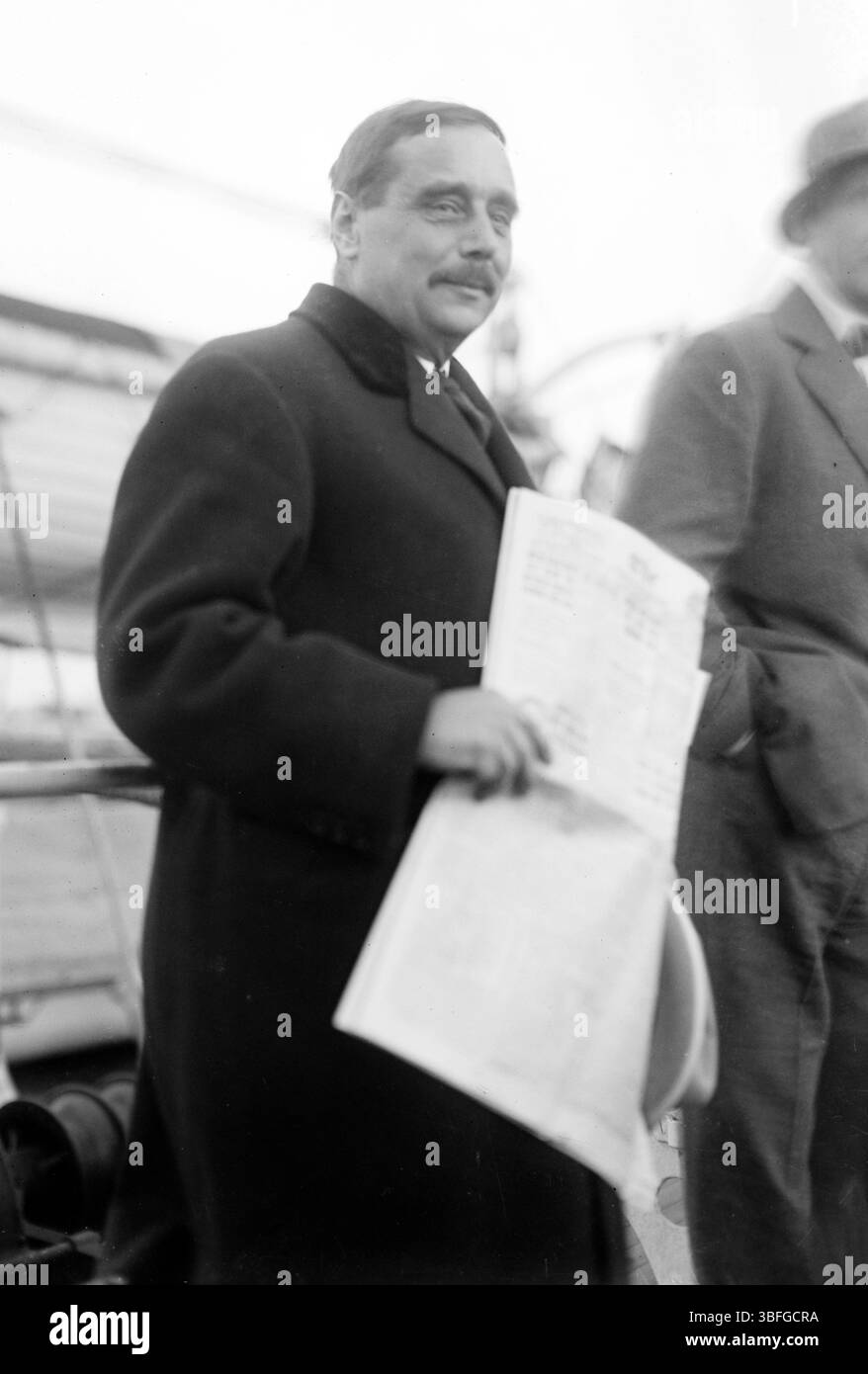 H.G. Wells, HG Wells, Herbert George Wells (1866–1946) englischer Schriftsteller Stockfoto